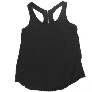 Express dressy racer back tank black